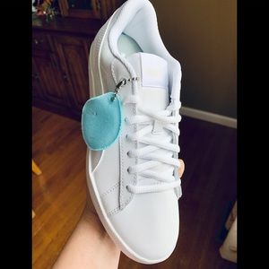 Puma white sneakers for women